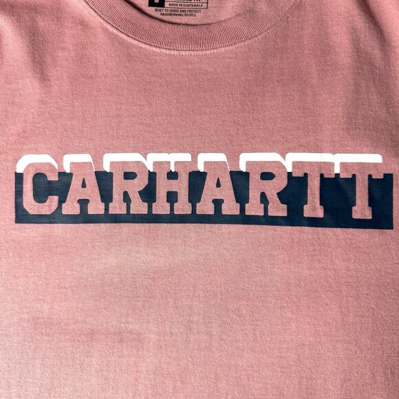 Carhartt Relaxed Fit Big Logo T-shirt Men’s M - Work Streetwear Preppy Casual - Picture 9 of 15